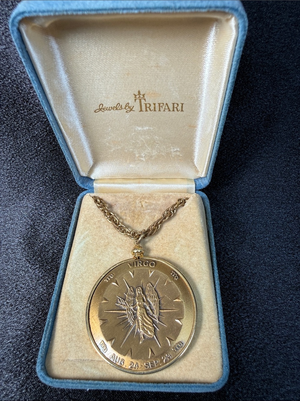 Jewels by Trifari Zodiac Virgo Pendant
